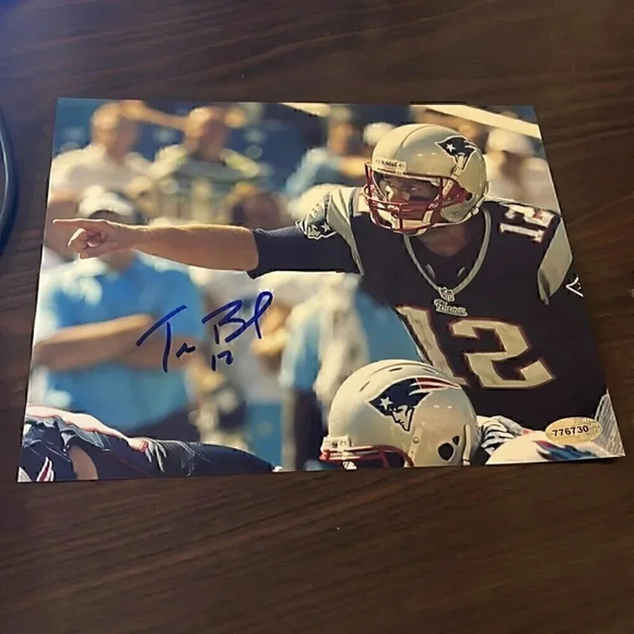 Tom brady autographed patriots signed 8x10 photo Tampa bay buccaneers - Picture 1 of 2